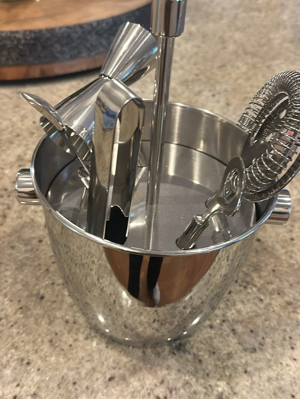 Crate and Barrel never used bar accessory kit